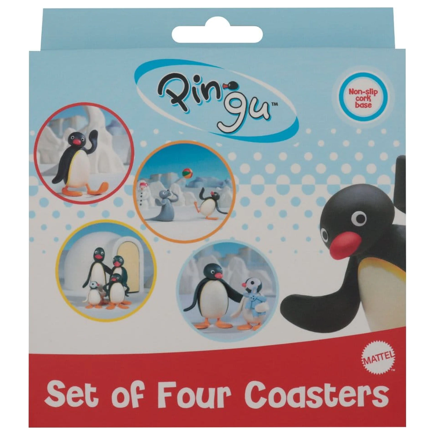 Pingu podstavki za kozarce 4-paket fotografija izdelka