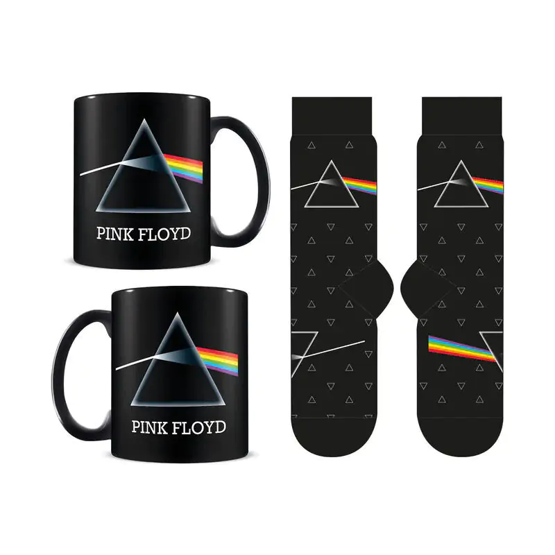 Pink Floyd skodelica in komplet nogavic fotografija izdelka