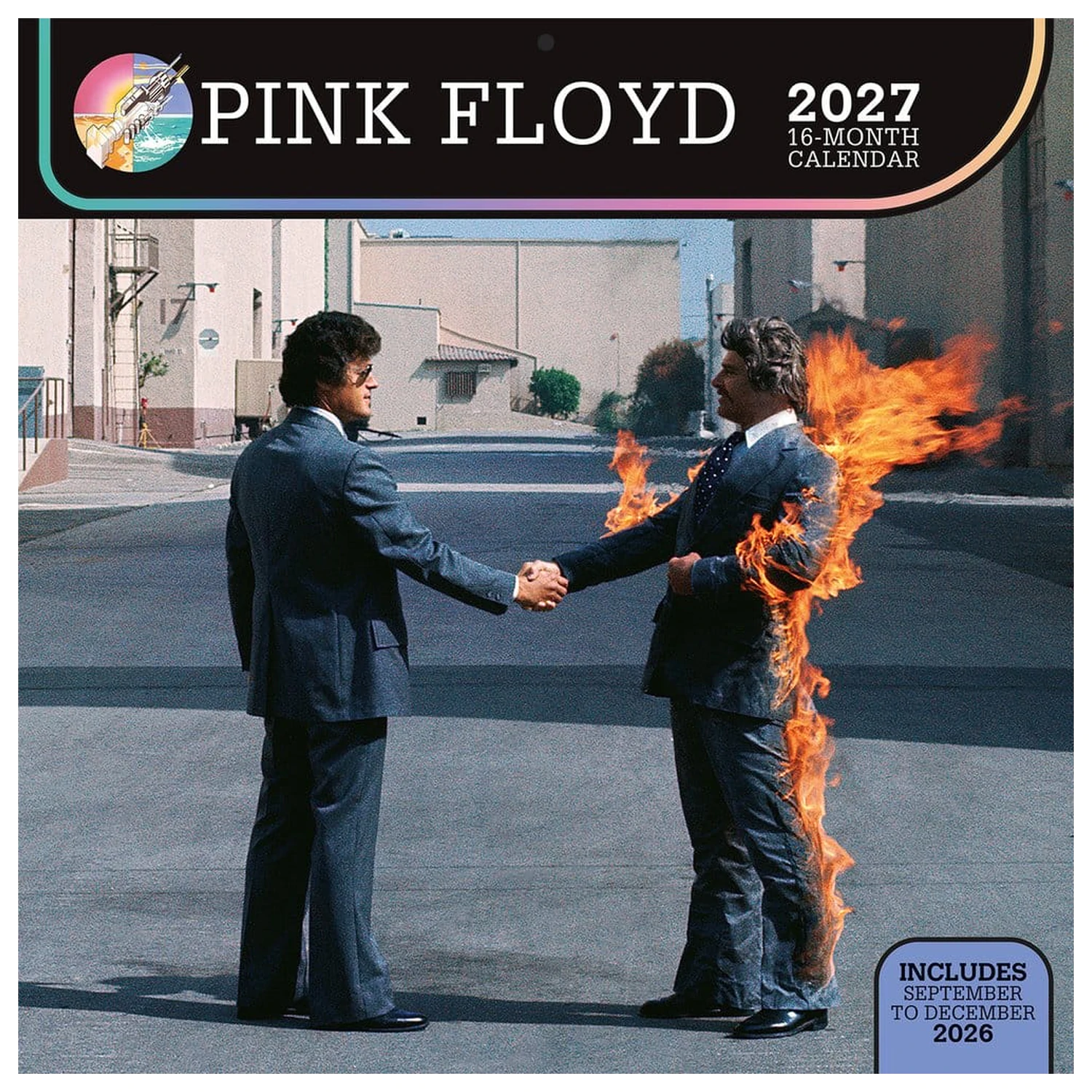 Pink Floyd koledar 2027 30 x 30 cm fotografija izdelka