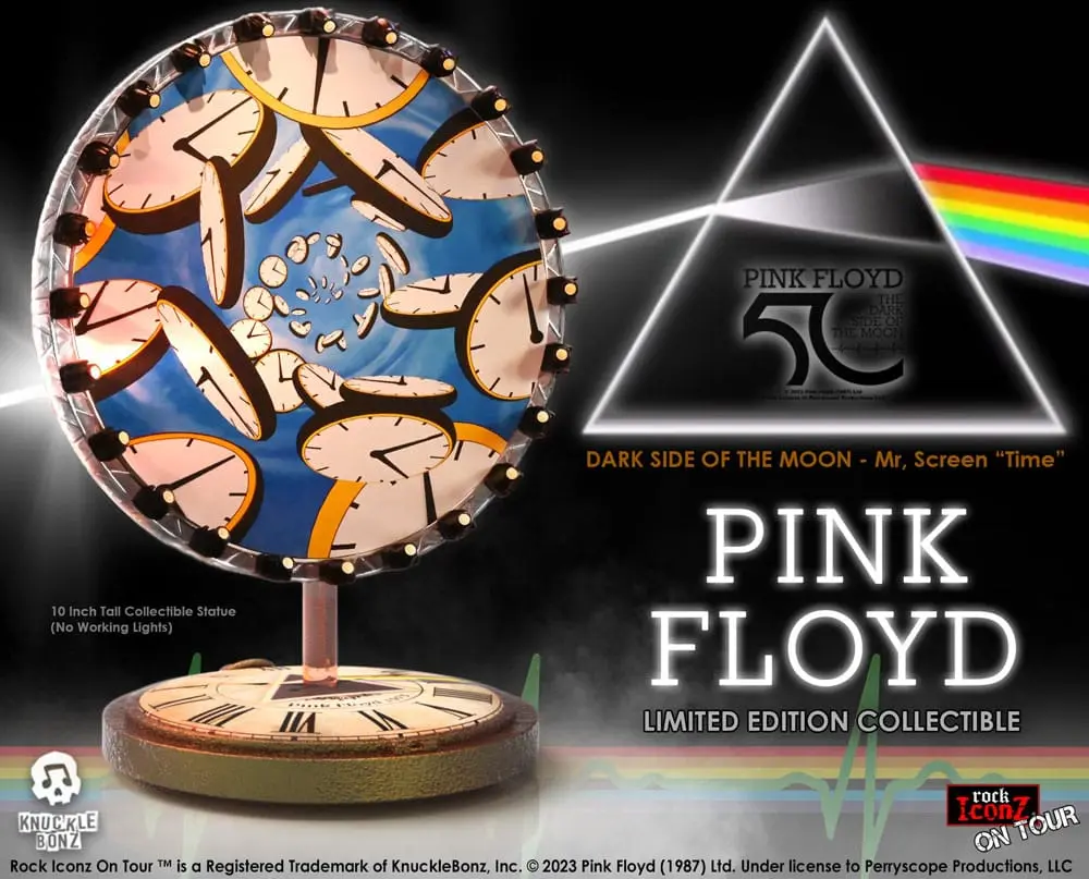 Pink Floyd Rock Iconz On Tour Kip Projekcijsko platno Time (Dark Side of the Moon Tour) 25 cm fotografija izdelka