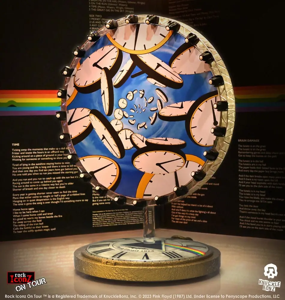 Pink Floyd Rock Iconz On Tour Kip Projekcijsko platno Time (Dark Side of the Moon Tour) 25 cm fotografija izdelka