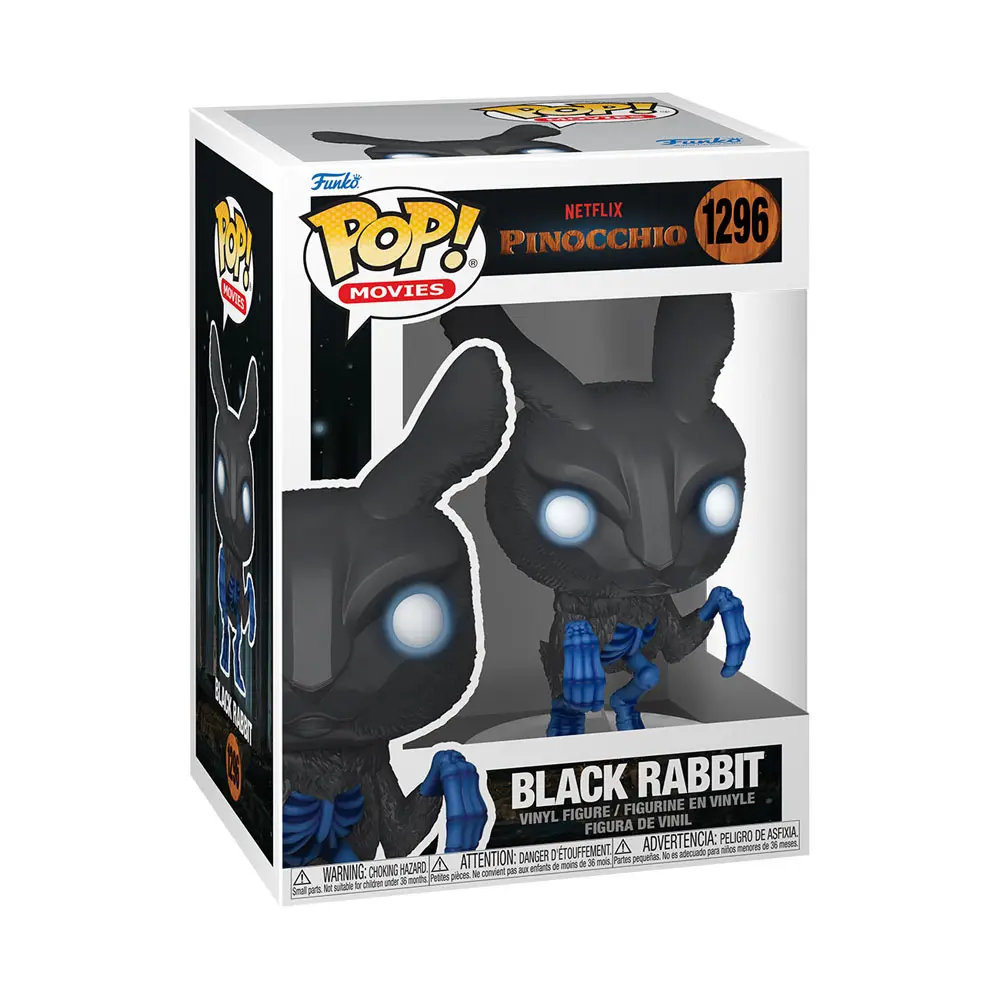 Pinocchio POP! Movies vinilna figura Black Rabbit 9 cm fotografija izdelka