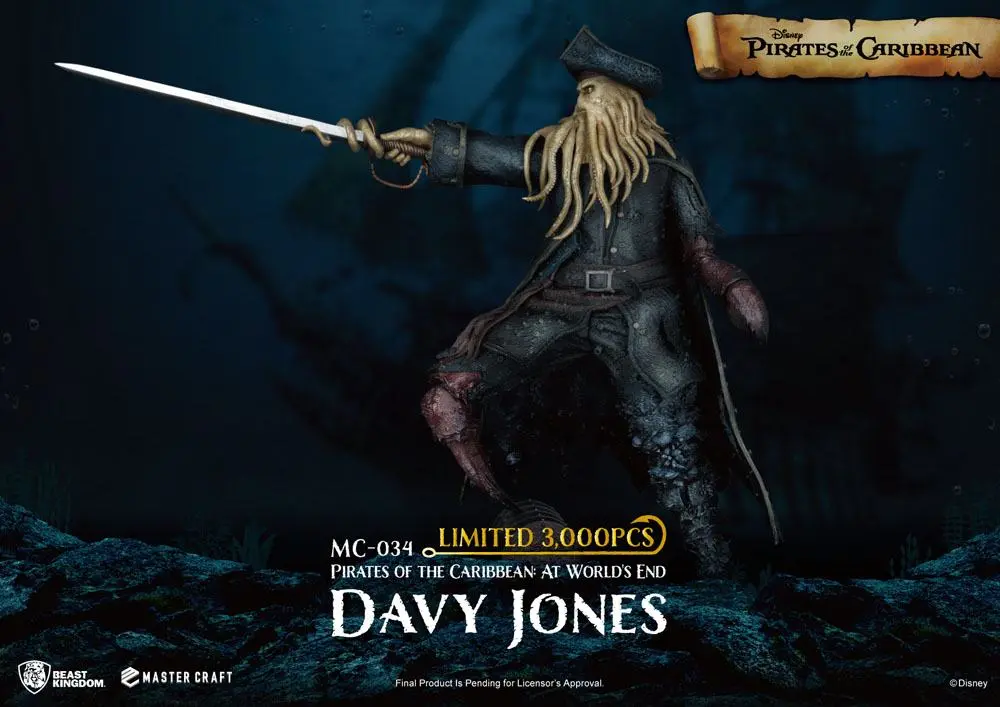Pirates of the Caribbean: At World's End Master Craft Kip Davy Jones 42 cm fotografija izdelka