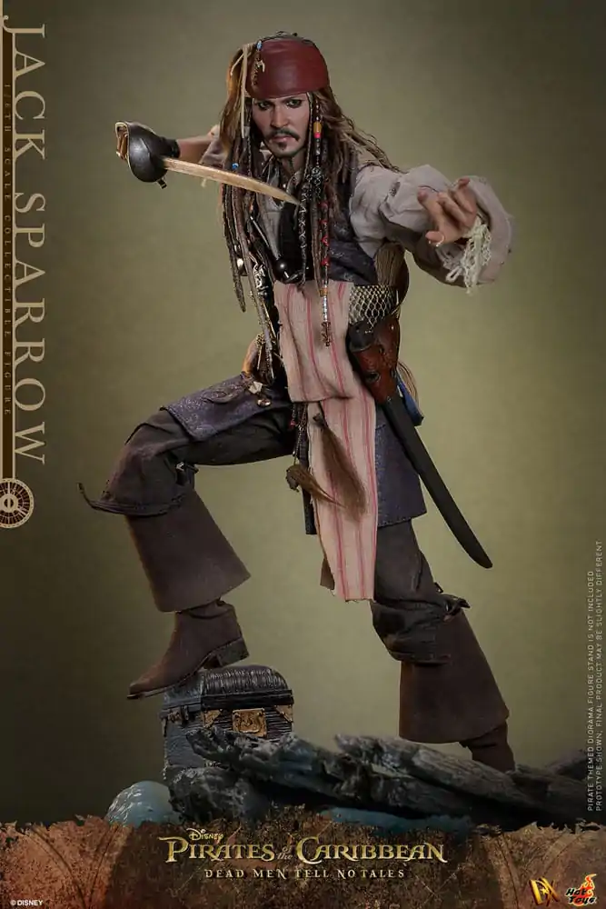 Pirates of the Caribbean: Dead Men Tell No Tales DX akcijska figura 1/6 Jack Sparrow 30 cm fotografija izdelka