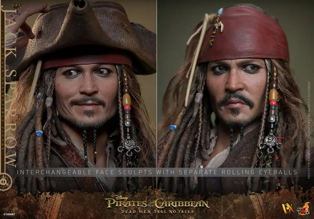 Pirates of the Caribbean: Dead Men Tell No Tales DX akcijska figura 1/6 Jack Sparrow 30 cm fotografija izdelka