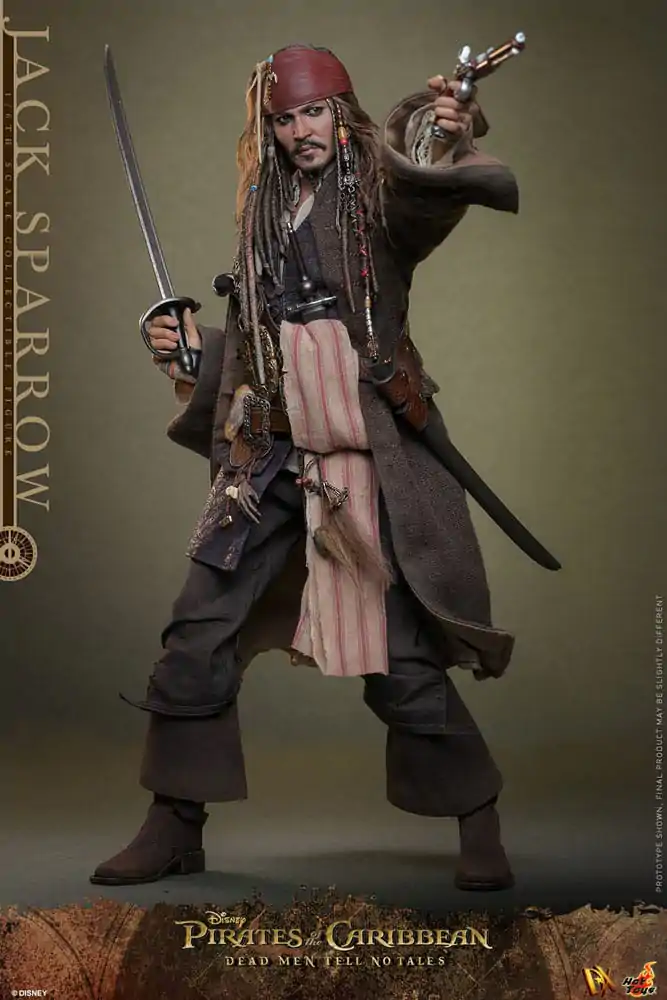 Pirates of the Caribbean: Dead Men Tell No Tales DX akcijska figura 1/6 Jack Sparrow 30 cm fotografija izdelka