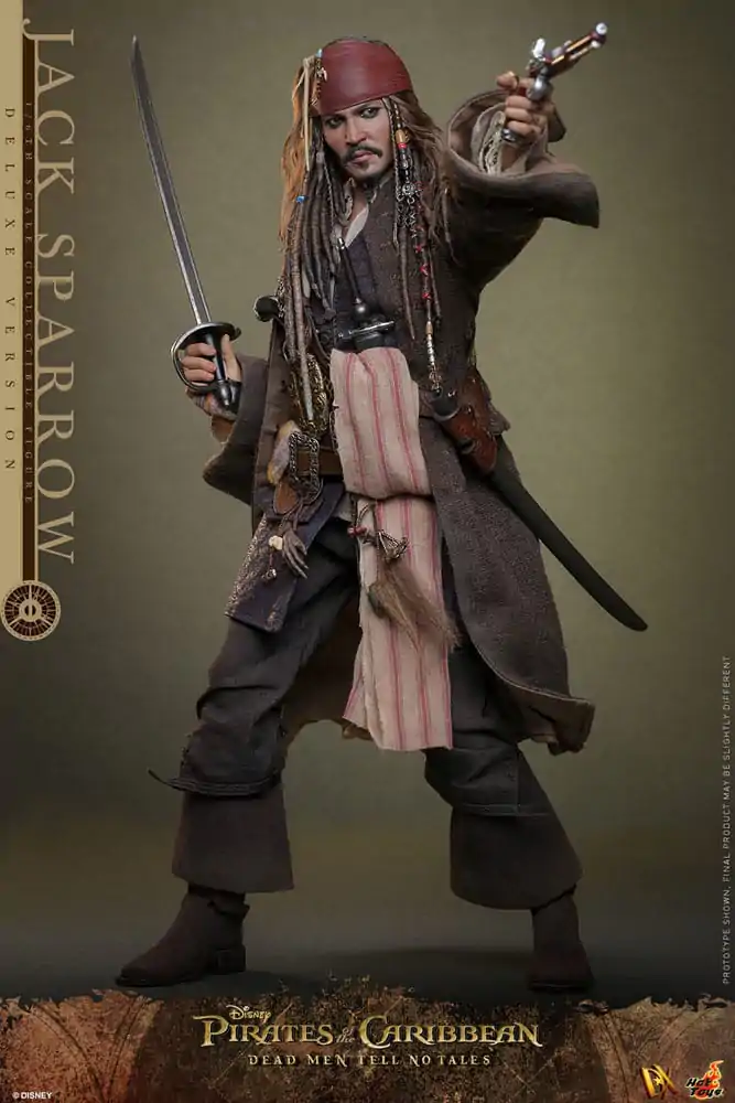 Pirates of the Caribbean: Dead Men Tell No Tales DX Akcijska figura 1/6 Jack Sparrow (Deluxe Version) 30 cm fotografija izdelka
