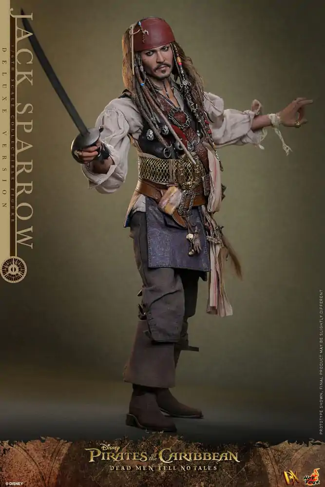 Pirates of the Caribbean: Dead Men Tell No Tales DX Akcijska figura 1/6 Jack Sparrow (Deluxe Version) 30 cm fotografija izdelka