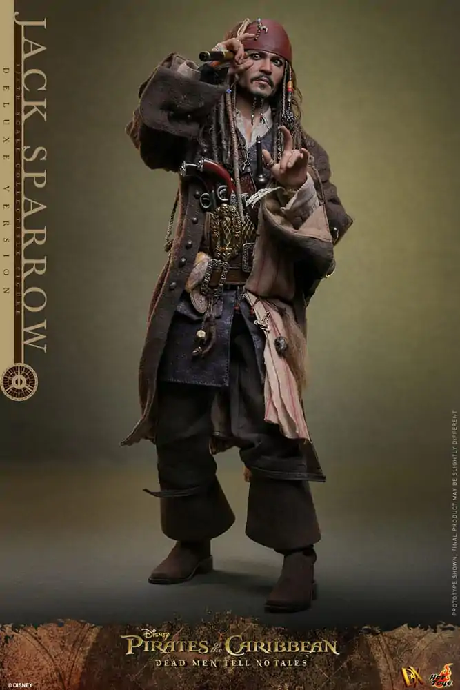 Pirates of the Caribbean: Dead Men Tell No Tales DX Akcijska figura 1/6 Jack Sparrow (Deluxe Version) 30 cm fotografija izdelka