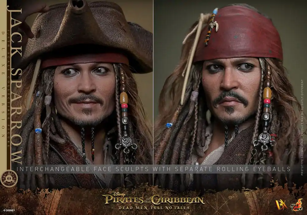 Pirates of the Caribbean: Dead Men Tell No Tales DX Akcijska figura 1/6 Jack Sparrow (Deluxe Version) 30 cm fotografija izdelka