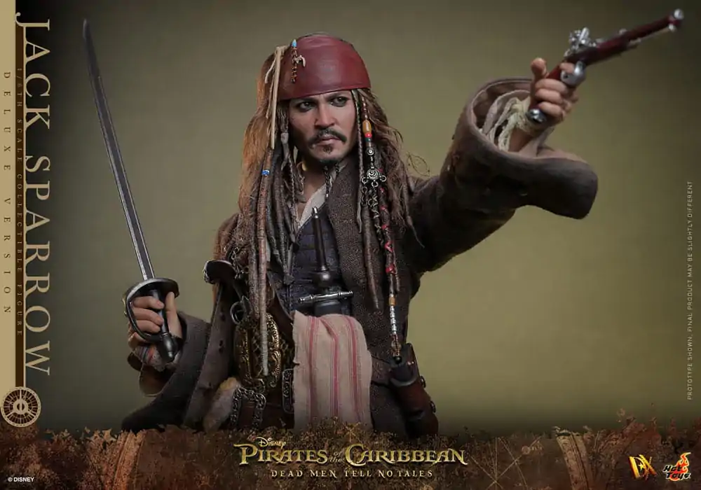 Pirates of the Caribbean: Dead Men Tell No Tales DX Akcijska figura 1/6 Jack Sparrow (Deluxe Version) 30 cm fotografija izdelka