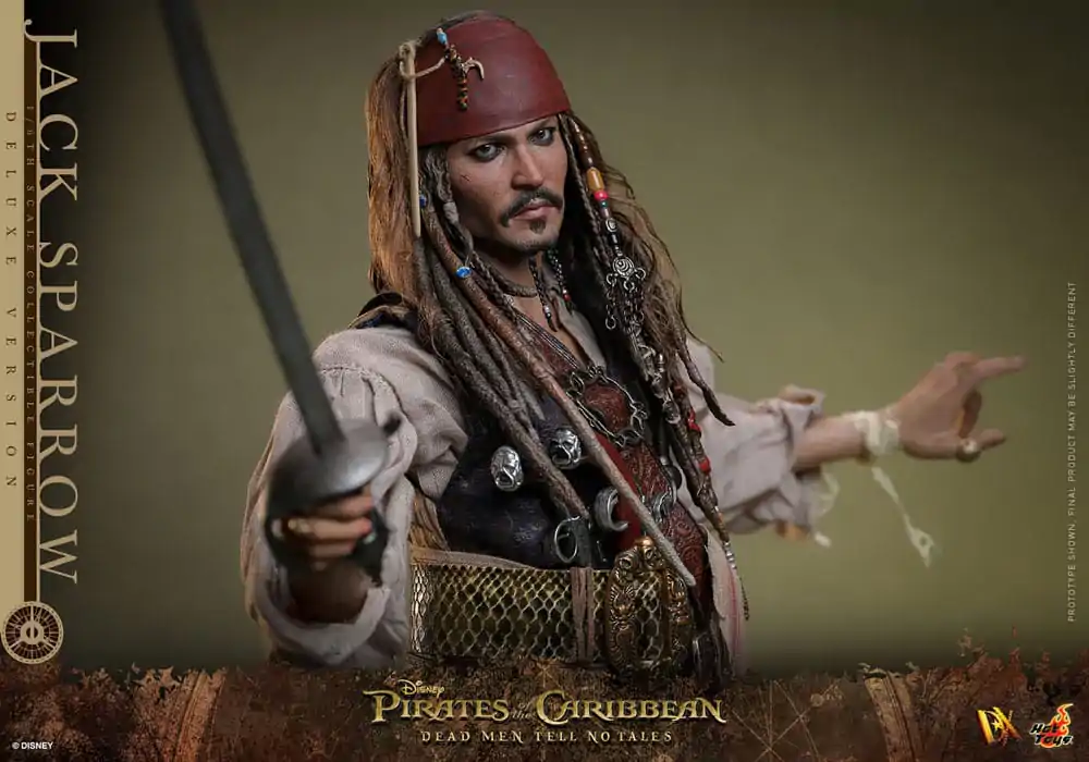 Pirates of the Caribbean: Dead Men Tell No Tales DX Akcijska figura 1/6 Jack Sparrow (Deluxe Version) 30 cm fotografija izdelka