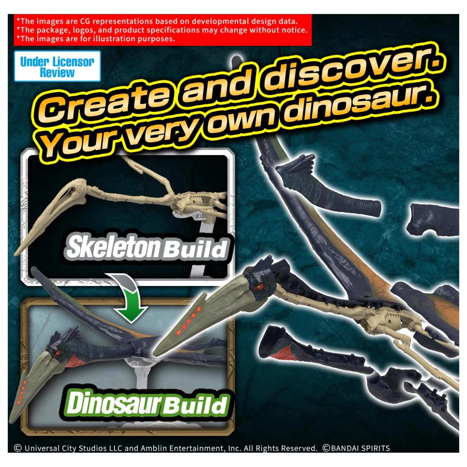 Plannosaurus Jurassic World Quetzalcoatlus Model Komplet fotografija izdelka
