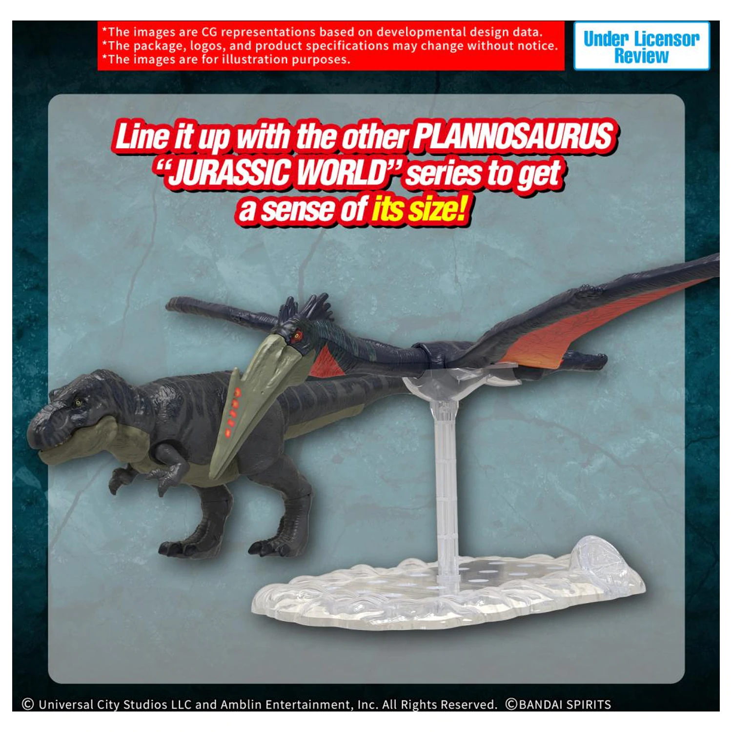 Plannosaurus Jurassic World Quetzalcoatlus Model Komplet fotografija izdelka