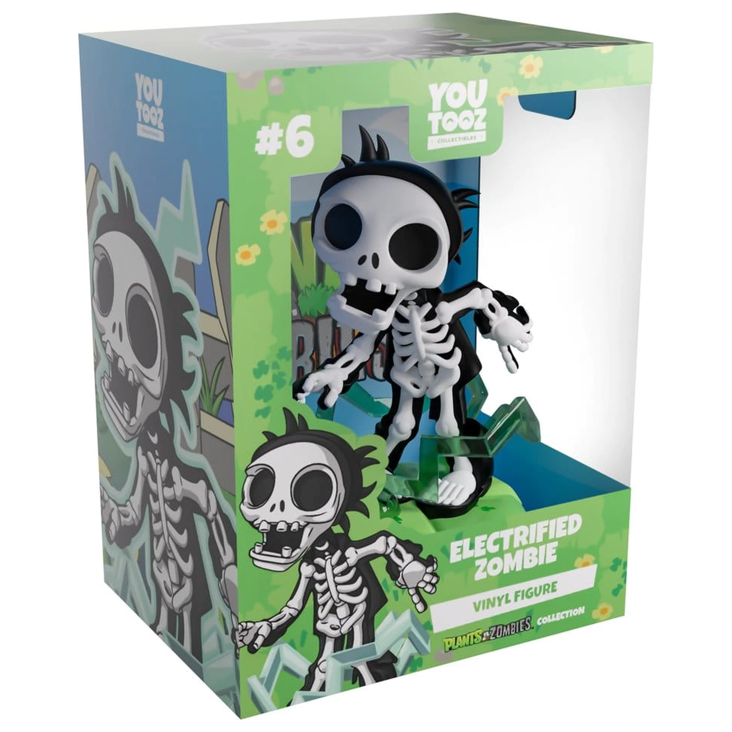 Plants vs. Zombies Vinyl Figurica Electrified Zombie 12 cm fotografija izdelka