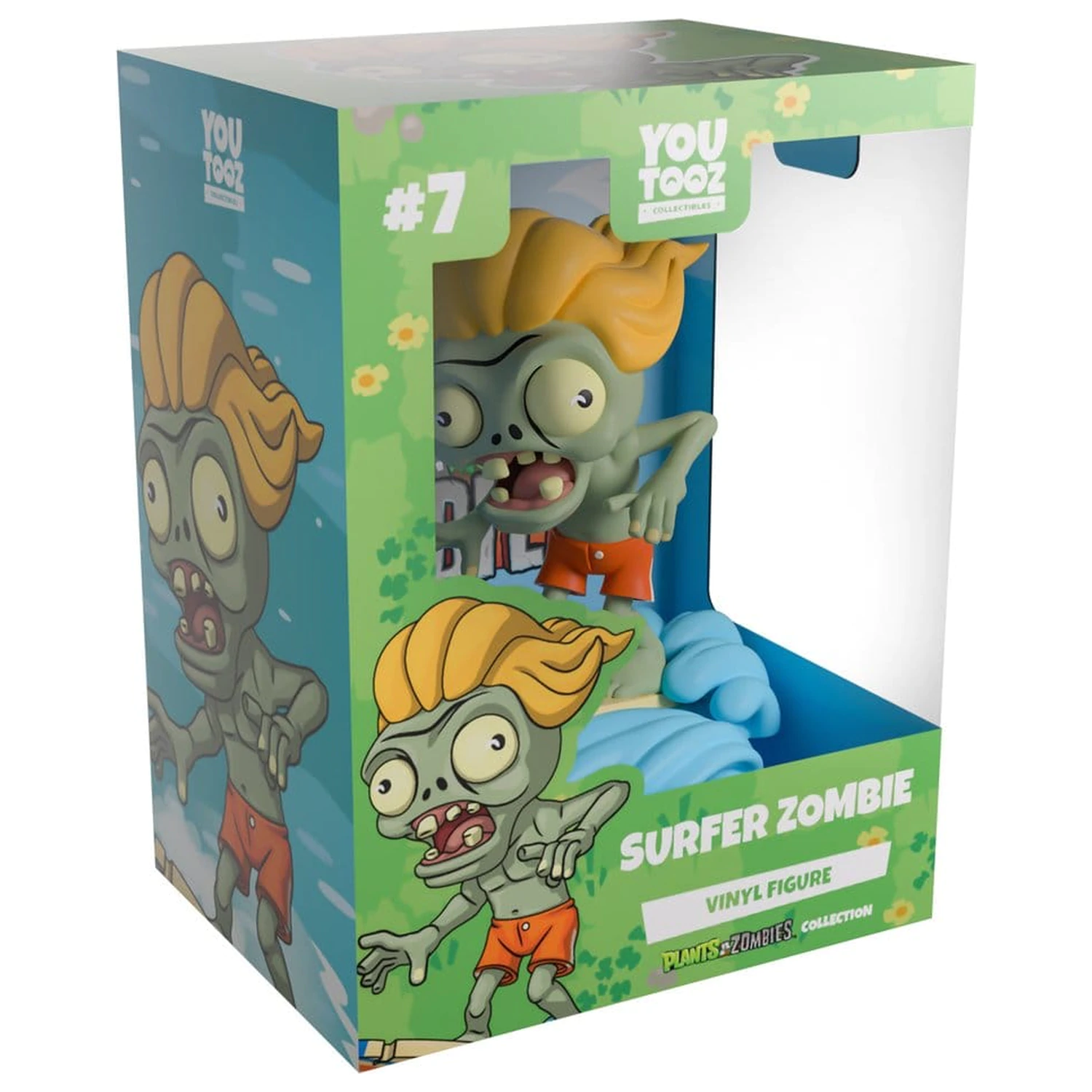 Plants vs. Zombies vinilna figura Surfer Zombie 10 cm fotografija izdelka