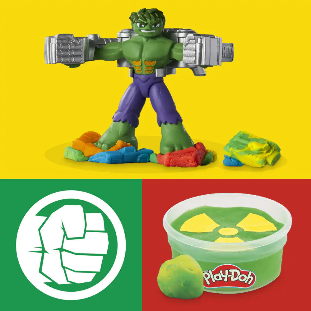 Play-Doh Marvel Hulk stiska in oblikuje fotografija izdelka