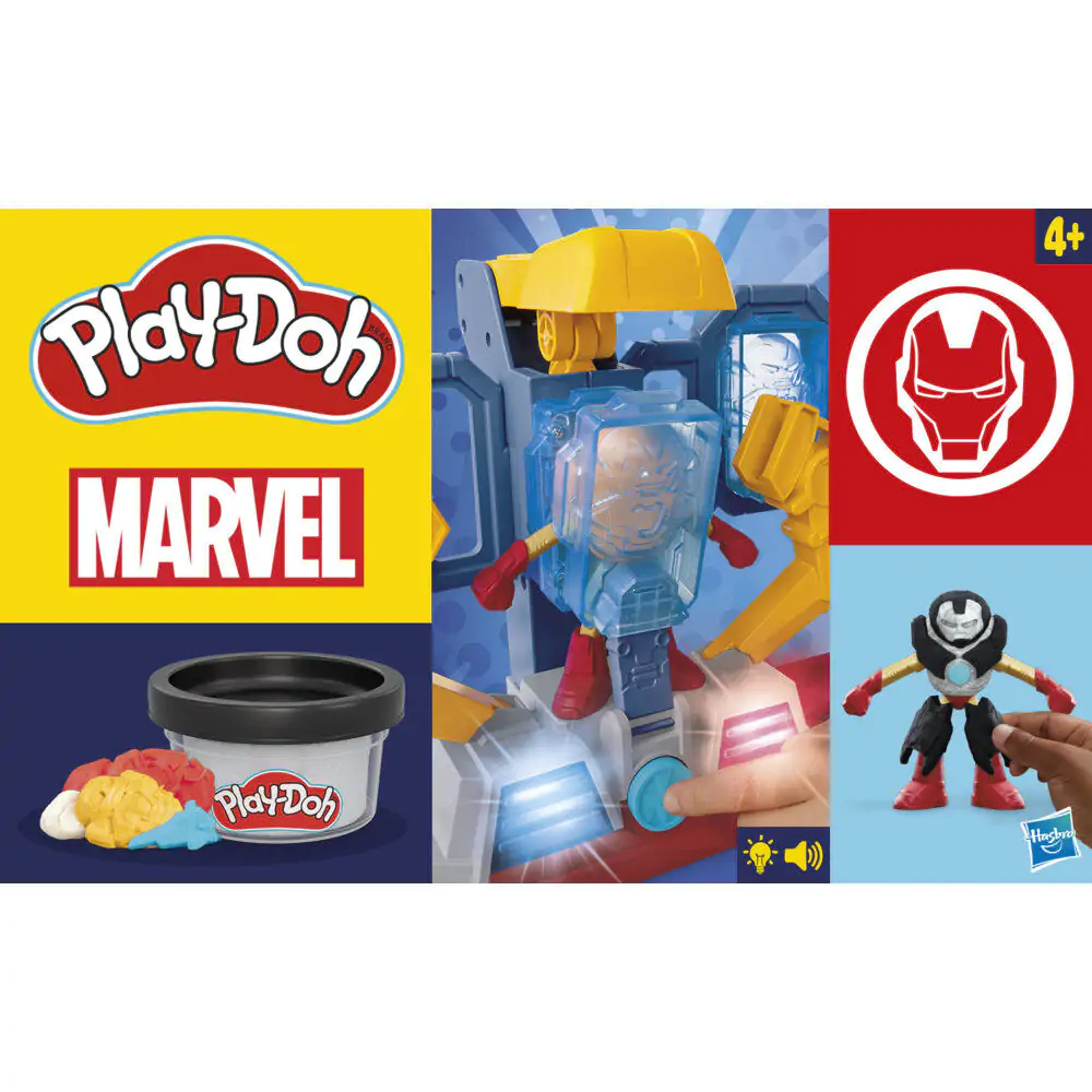 Play-Doh Marvel Iron Man oklep laboratorij fotografija izdelka