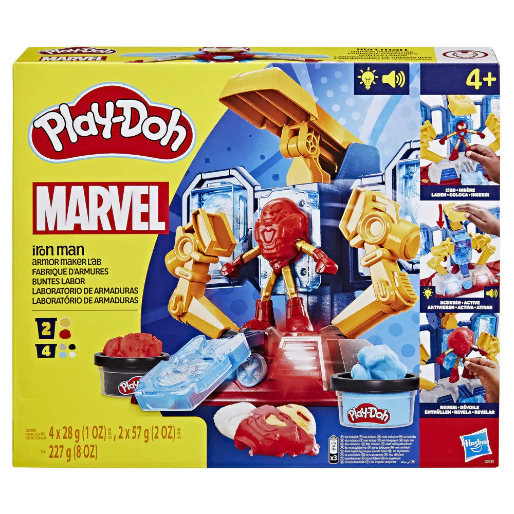 Play-Doh Marvel Iron Man oklep laboratorij fotografija izdelka