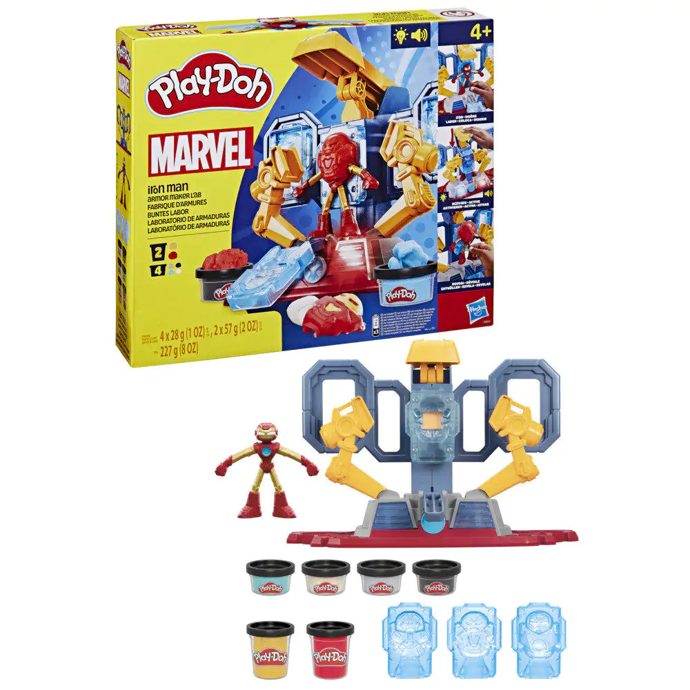 Play-Doh Marvel Iron Man oklep laboratorij fotografija izdelka