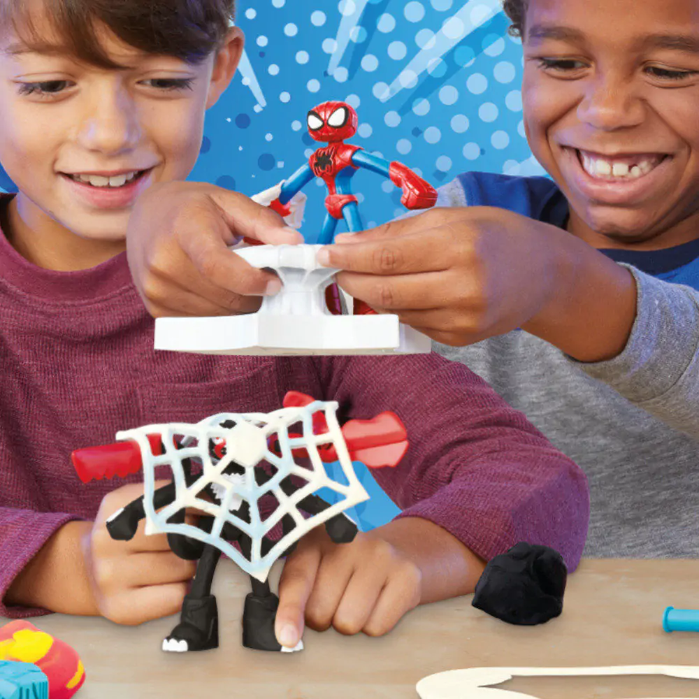 Play-Doh Marvel Spiderman igra metanje in lovljenje fotografija izdelka