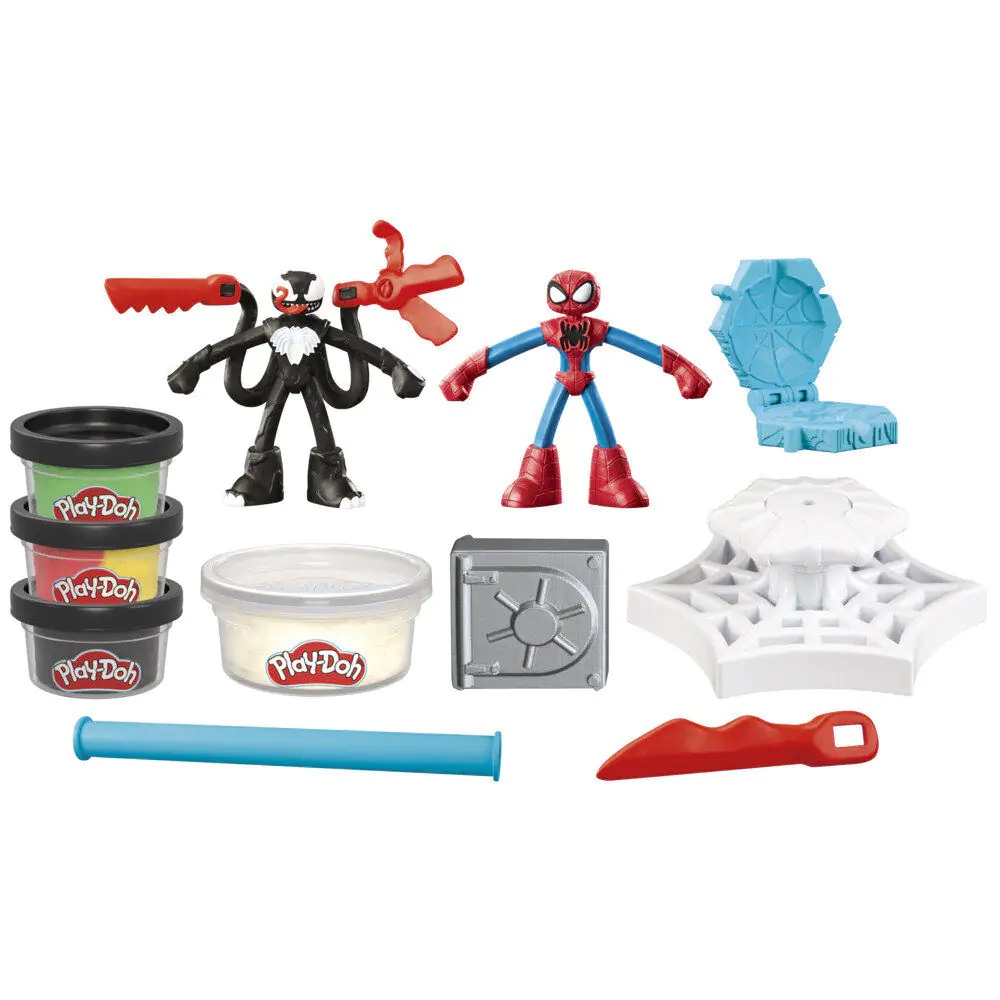 Play-Doh Marvel Spiderman igra metanje in lovljenje fotografija izdelka