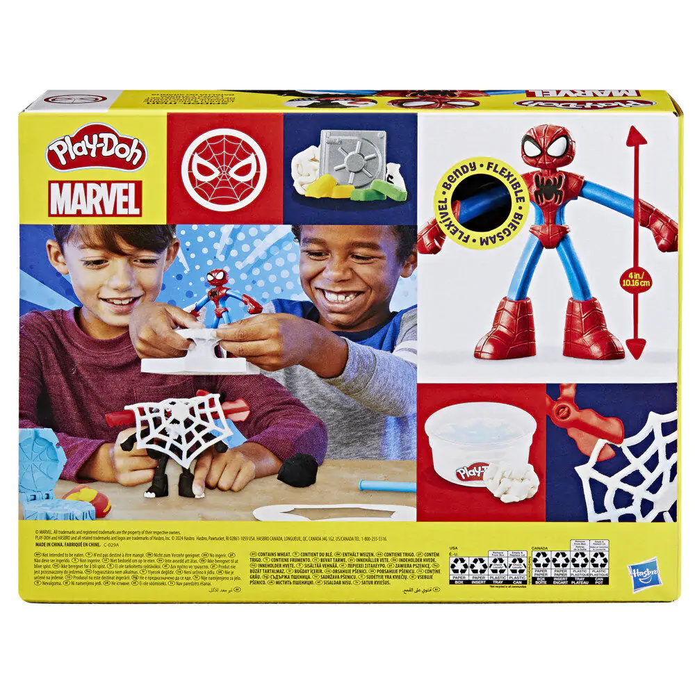 Play-Doh Marvel Spiderman igra metanje in lovljenje fotografija izdelka