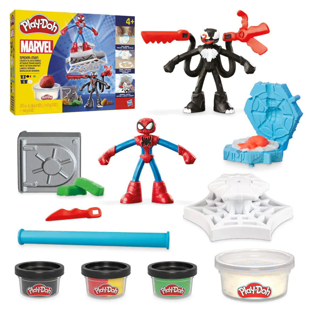 Play-Doh Marvel Spiderman igra metanje in lovljenje fotografija izdelka