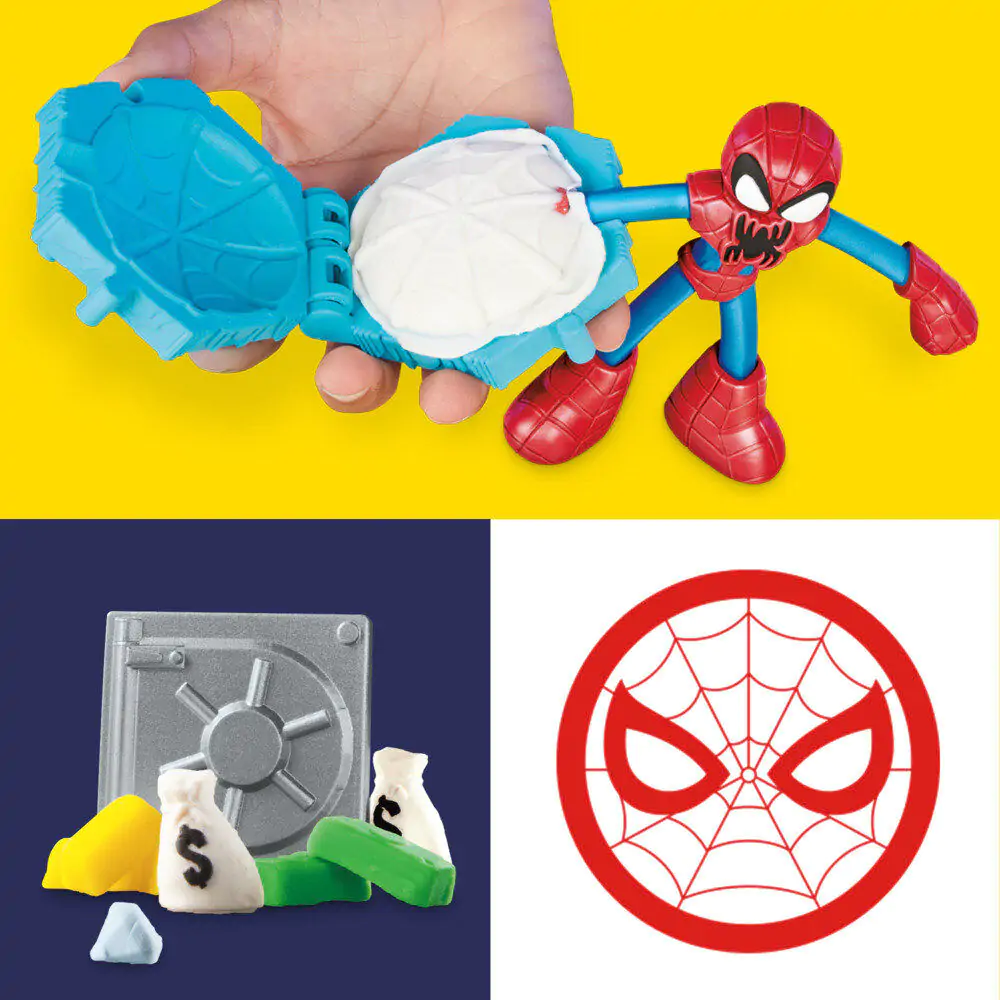 Play-Doh Marvel Spiderman igra metanje in lovljenje fotografija izdelka