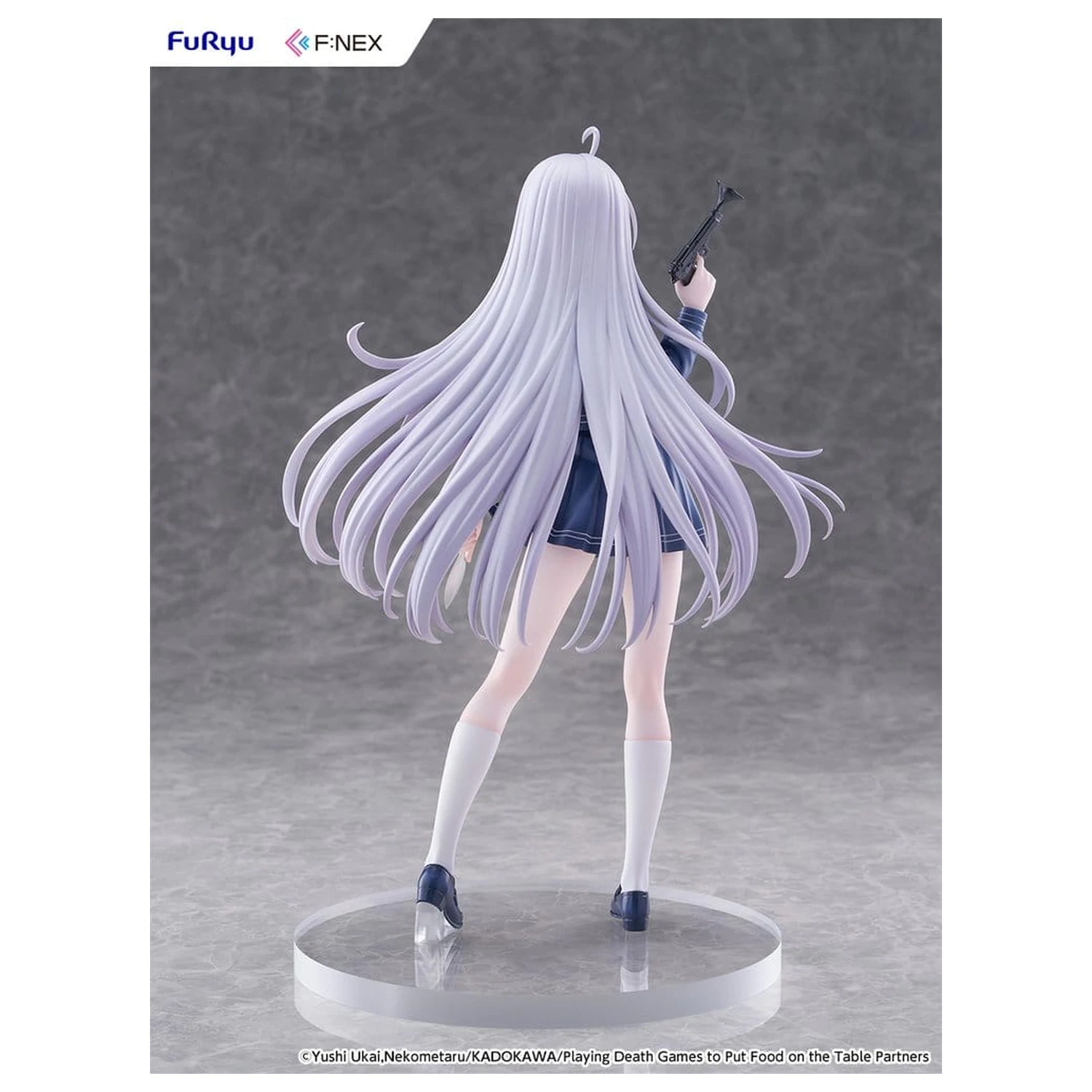 Playing Death Games to Put Food on the Table PVC figura 1/7 Yuki School Uniform Ver. 24 cm fotografija izdelka