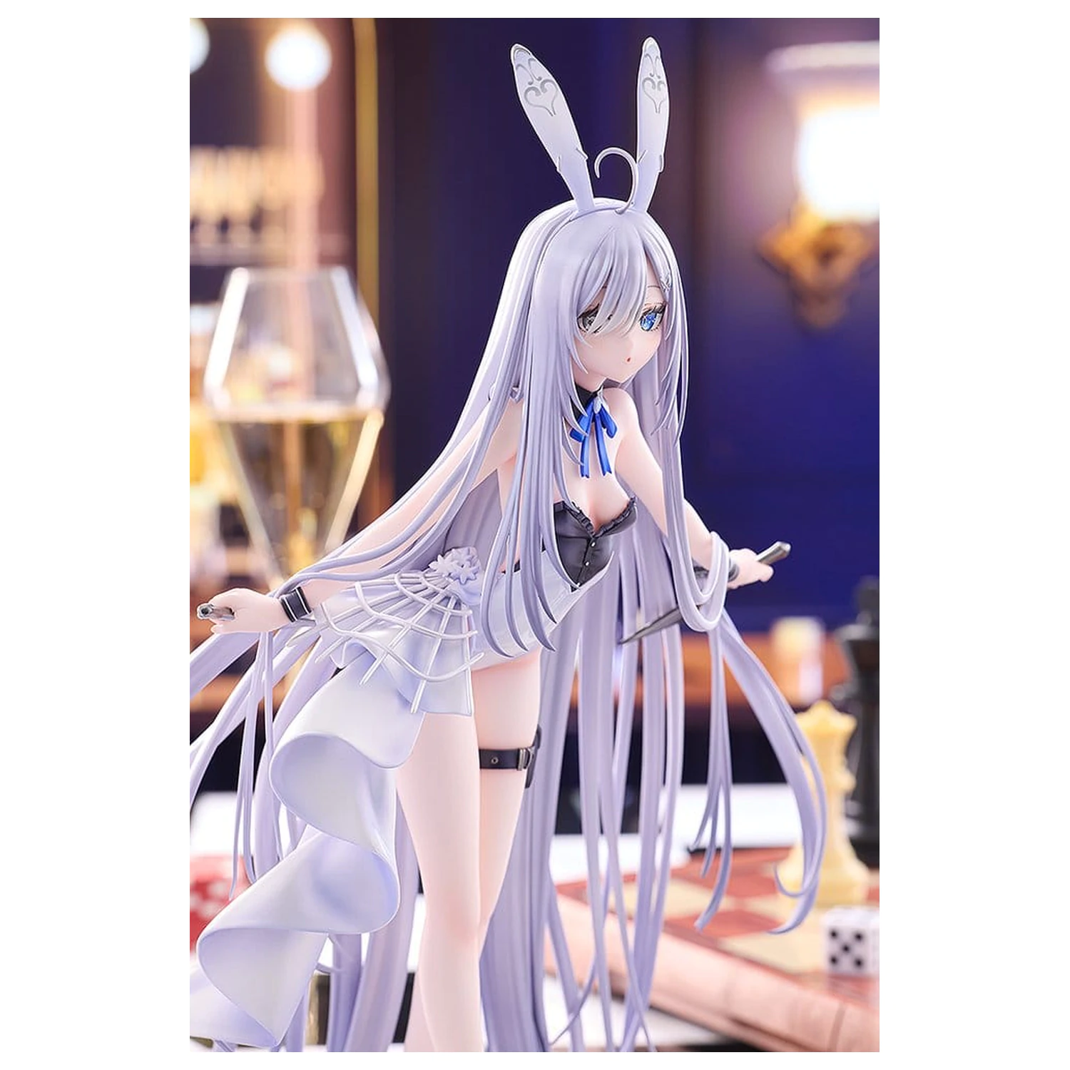 Playing Death Games to Put Food on the Table Wolf PVC Kip 1/7 Holo Light Novel bunny Ver. illustration by Jyuu Ayakura 23 centimetrov fotografija izdelka