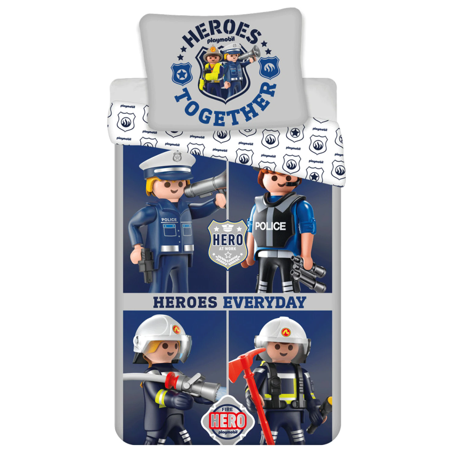 Playmobil Heroes prevleka za odejo 140x200 cm, 70x90 cm fotografija izdelka