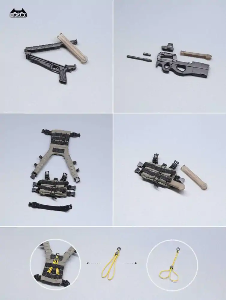 Pocket Art Akcijska akcijska figura 1/12 PA006 Reizei Hiyo the Security 15 cm fotografija izdelka