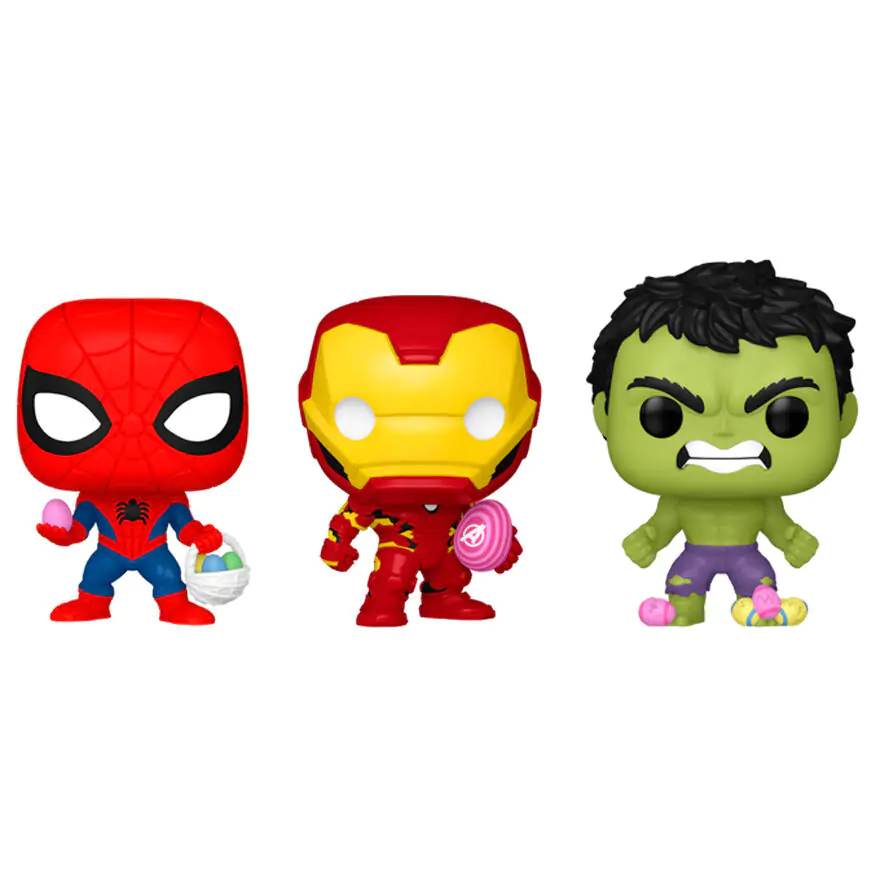 Žepne 3 figure Funko POP Marvel Spiderman Hulk Iron Man fotografija izdelka