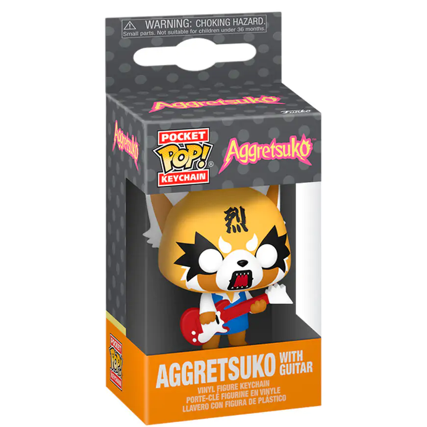 Žepni Funko POP obesek za ključe Aggretsuko - Aggretsuko s kitaro fotografija izdelka