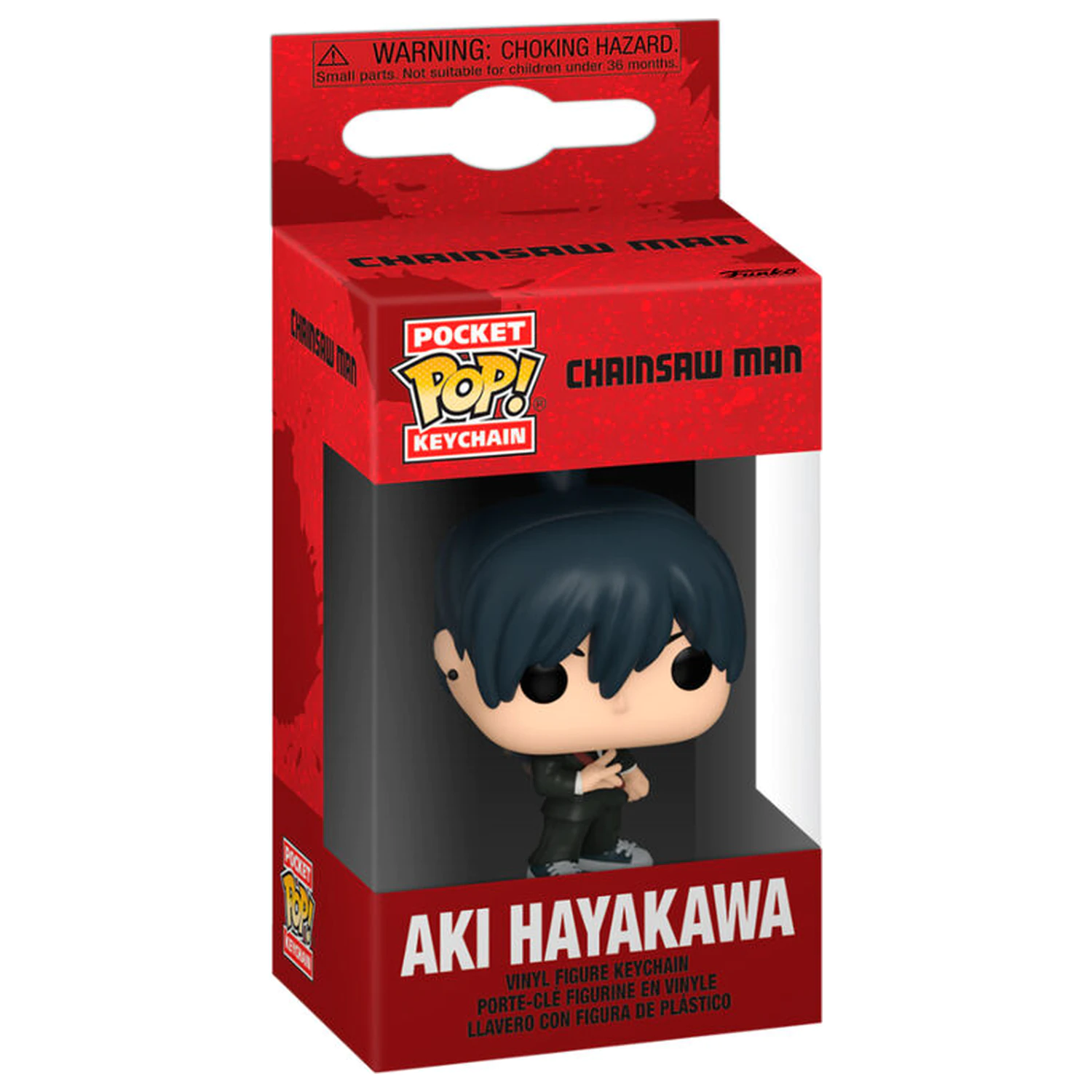 Žepna Funko POP Keychain Chainsaw Man Aki Hayakawa fotografija izdelka