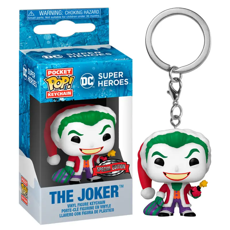 Žepna POP Keychain DC Comics Holiday The Joker Exclusive fotografija izdelka