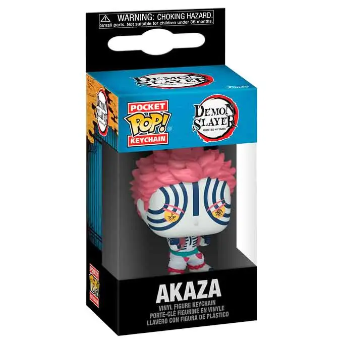 Pocket Funko POP obesek za ključe Demon Slayer Kimetsu no Yaiba Akaza fotografija izdelka