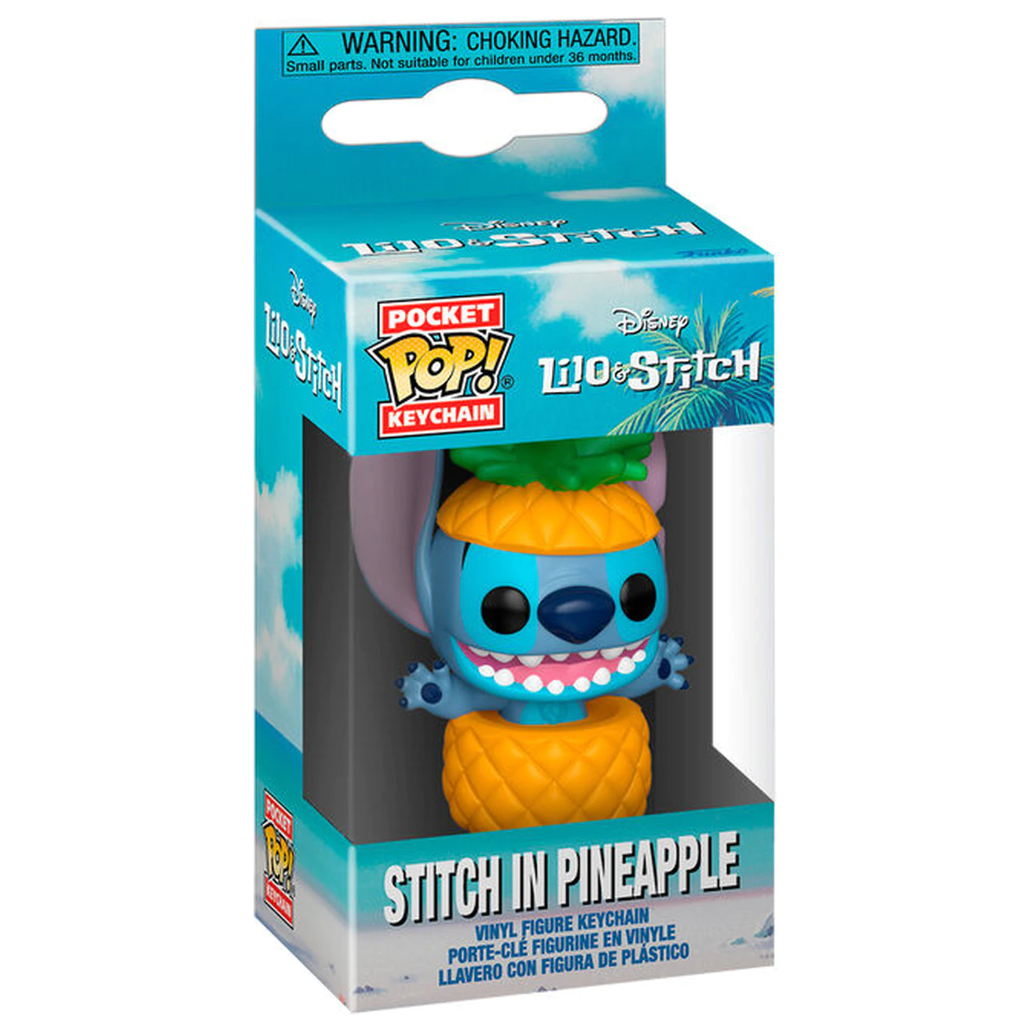 Žepni Funko POP obesek za ključe Disney Lilo & Stitch - Stitch in Ananas fotografija izdelka