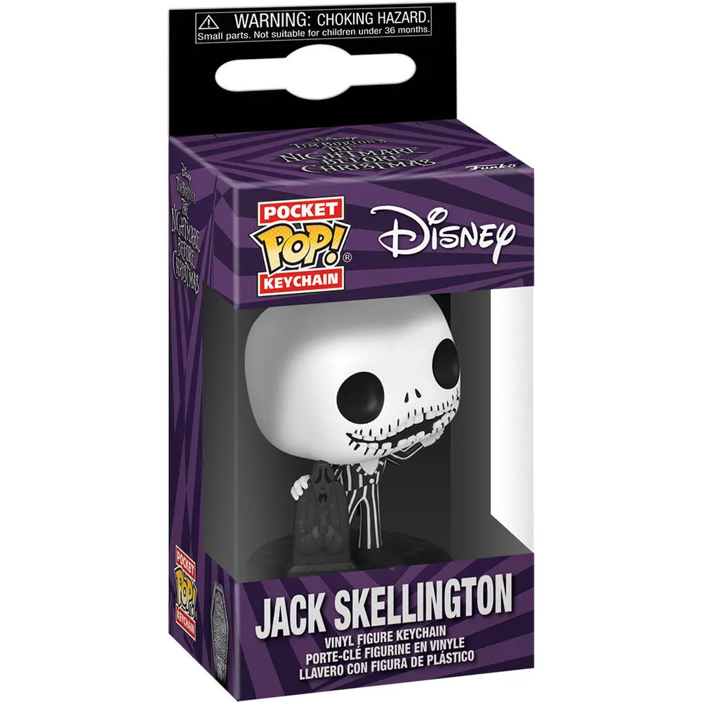 Žepna POP obesek za ključe Disney Nightmare Before Christmas 30th Anniversary Jack Skellington fotografija izdelka