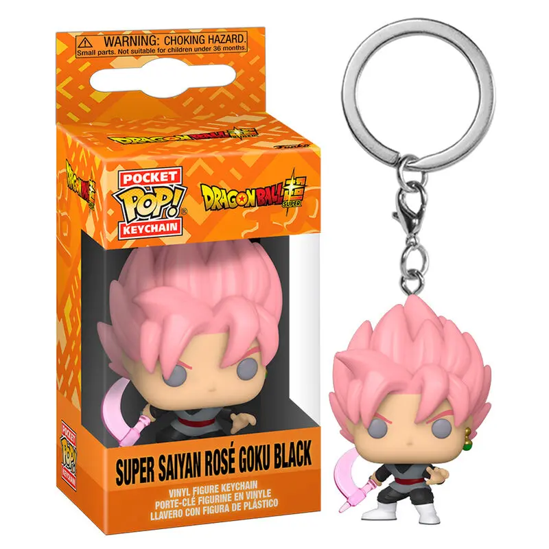 Žepni POP obesek za ključe Dragon Ball Super Super Saiyan Rose Goku Black fotografija izdelka