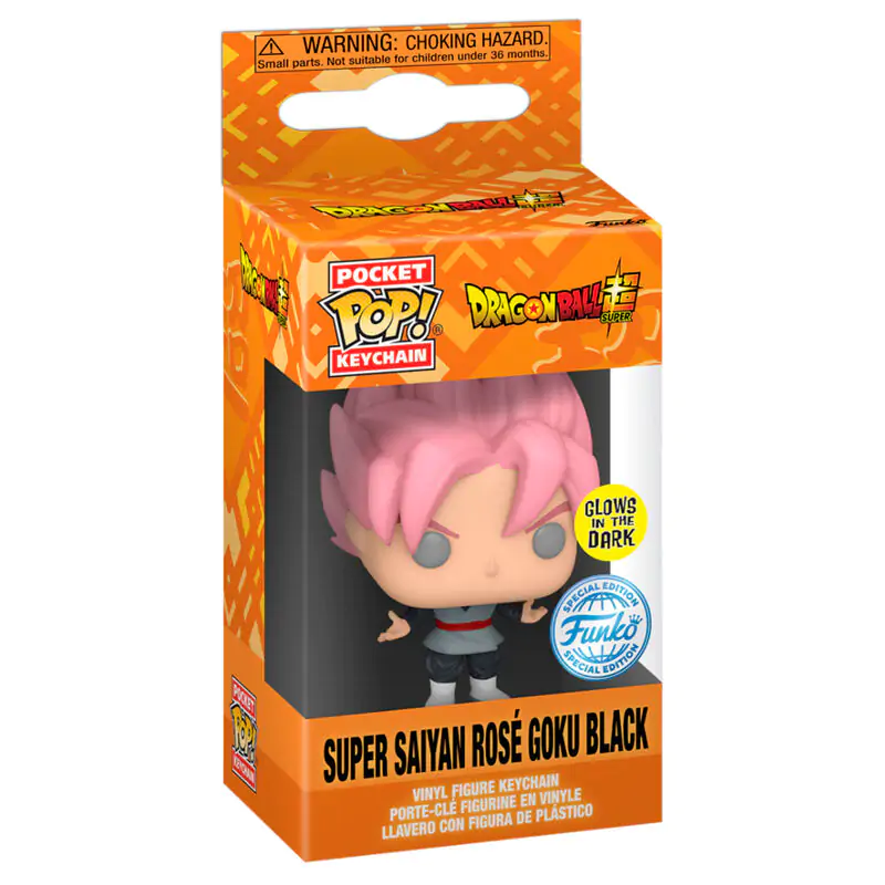 Žepna POP obesek za ključe Dragon Ball Super - Super Saiyan Rose Goku Black fotografija izdelka