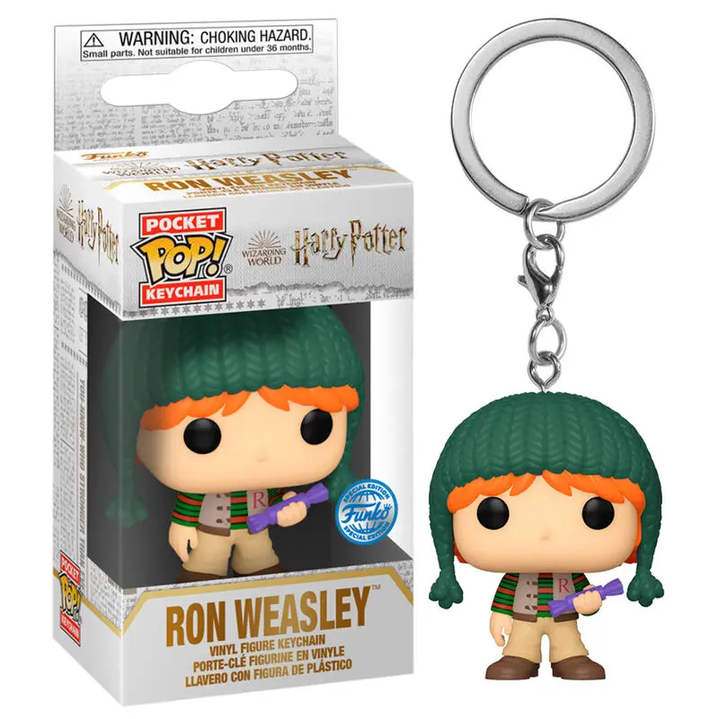 Žepni POP obesek za ključe Harry Potter Holiday Ron Exclusive fotografija izdelka