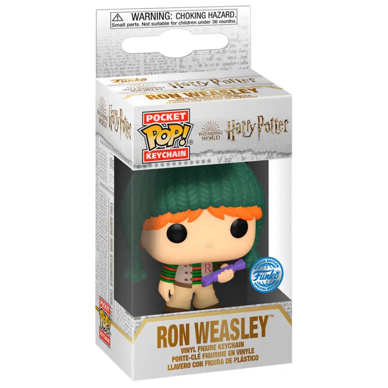 Žepni POP obesek za ključe Harry Potter Holiday Ron Exclusive fotografija izdelka