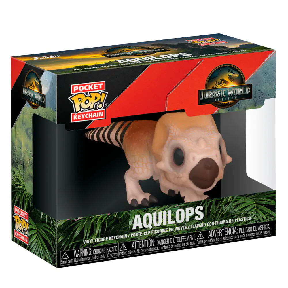 Žepni Funko POP obesek za ključe Jurassic World 5 Aquilops fotografija izdelka