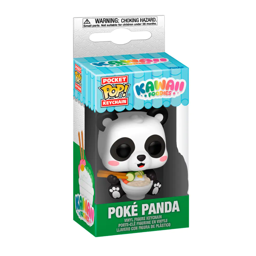 Žepna Funko POP Keychain Kawaii Foodies Poke Panda obesek za ključe fotografija izdelka