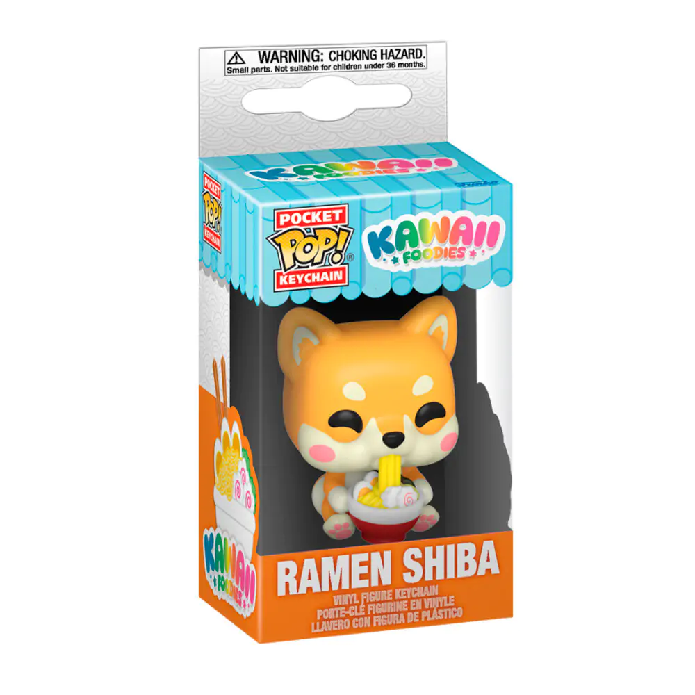 Žepna Funko POP Keychain Kawaii Foodies Ramen Shiba obesek za ključe fotografija izdelka