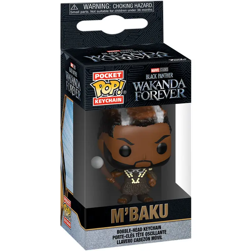 Žepni POP obesek za ključe Marvel Black Panther Wakanda Forever M Baku fotografija izdelka