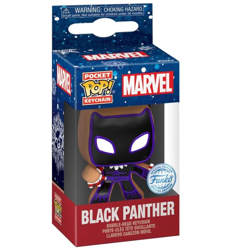 Žepna POP obesek za ključe Marvel Holiday Black Panther Exclusive fotografija izdelka