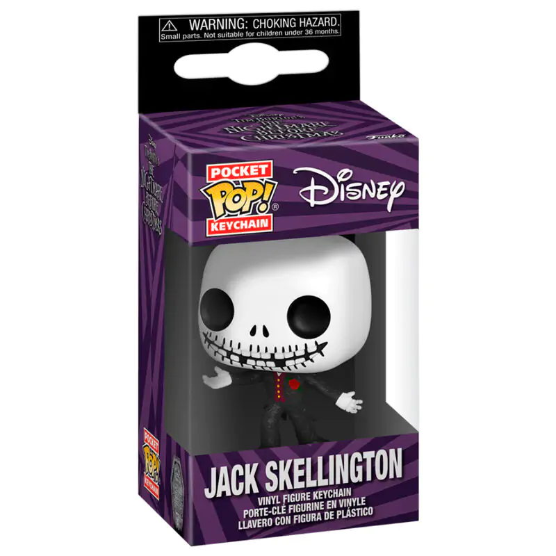 Žepna POP obesek za ključe Nightmare Before Christmas 30th Anniversary Jack Skellington fotografija izdelka